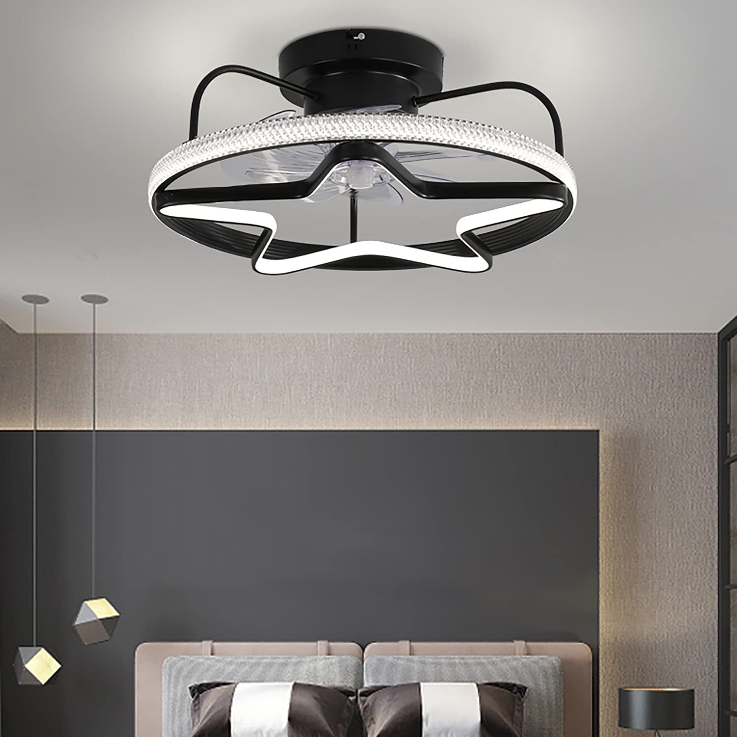 Ventilatori, Ventilatore Dimmerabile Lampada Da Soffitto Con Telecomando Lampada Da Soffitto Camera Da Letto Illuminazione Ventilatori Da Soffitto Con Luci Ventilatori Da Soffitto Con Lampade