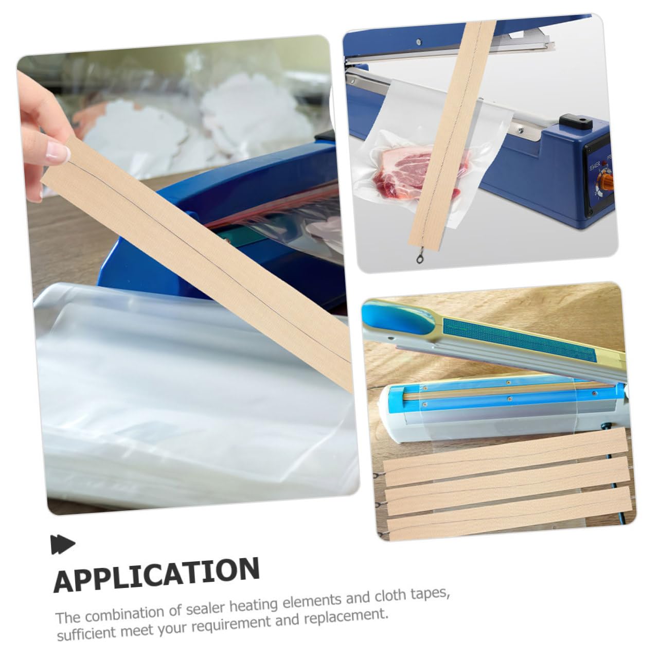 PRETYZOOM 12pcs Heating wire Accessories vaccum sealer heating strip steel wire heat sealer parts suite Component round line hand pressure Round wire Heat Sealing Closer