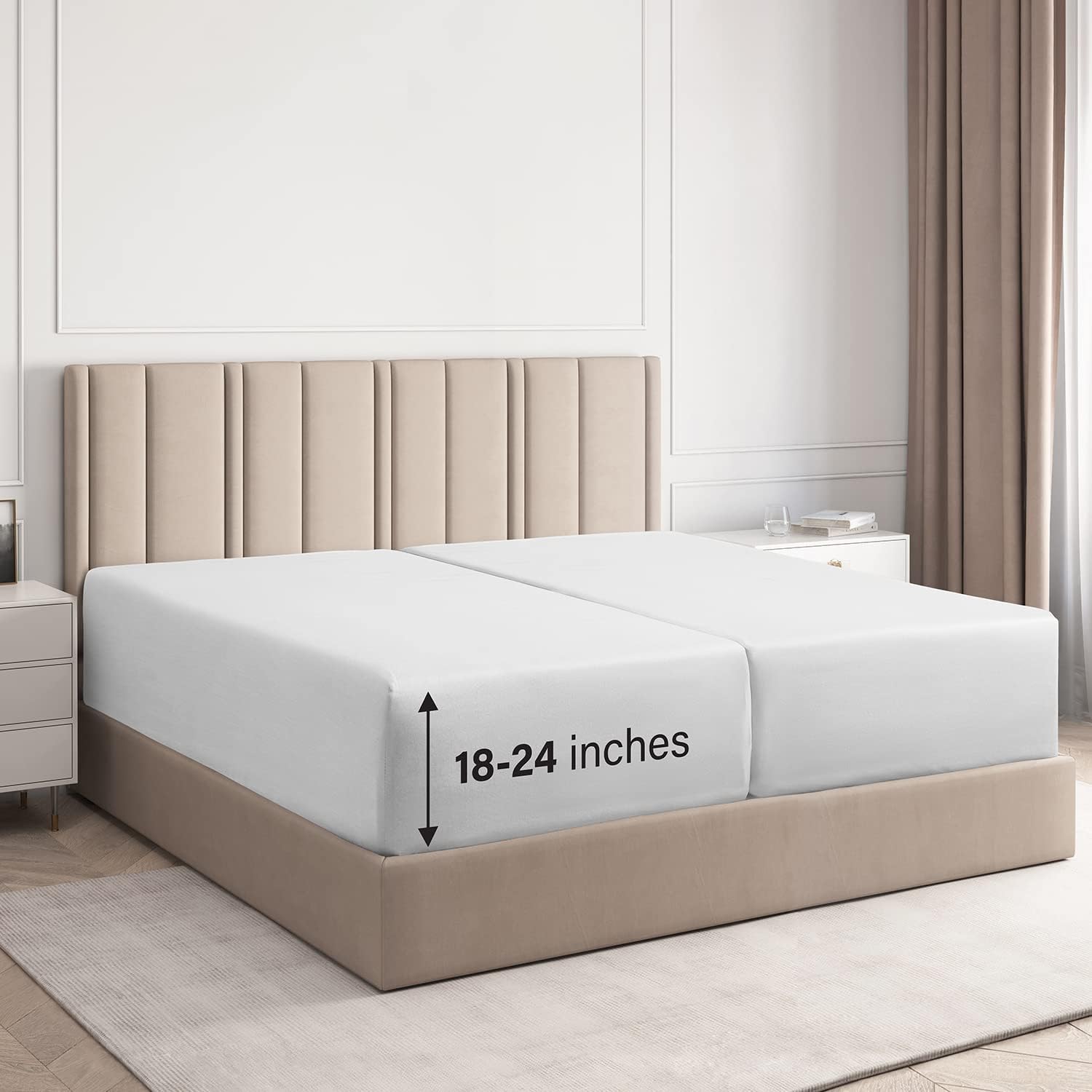 Extra Deep Pocket Fitted Sheet Single Fitted Sheet Only Extra Deep