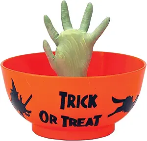 Sunstar Industries Animated Witch Hand Candy Bowl