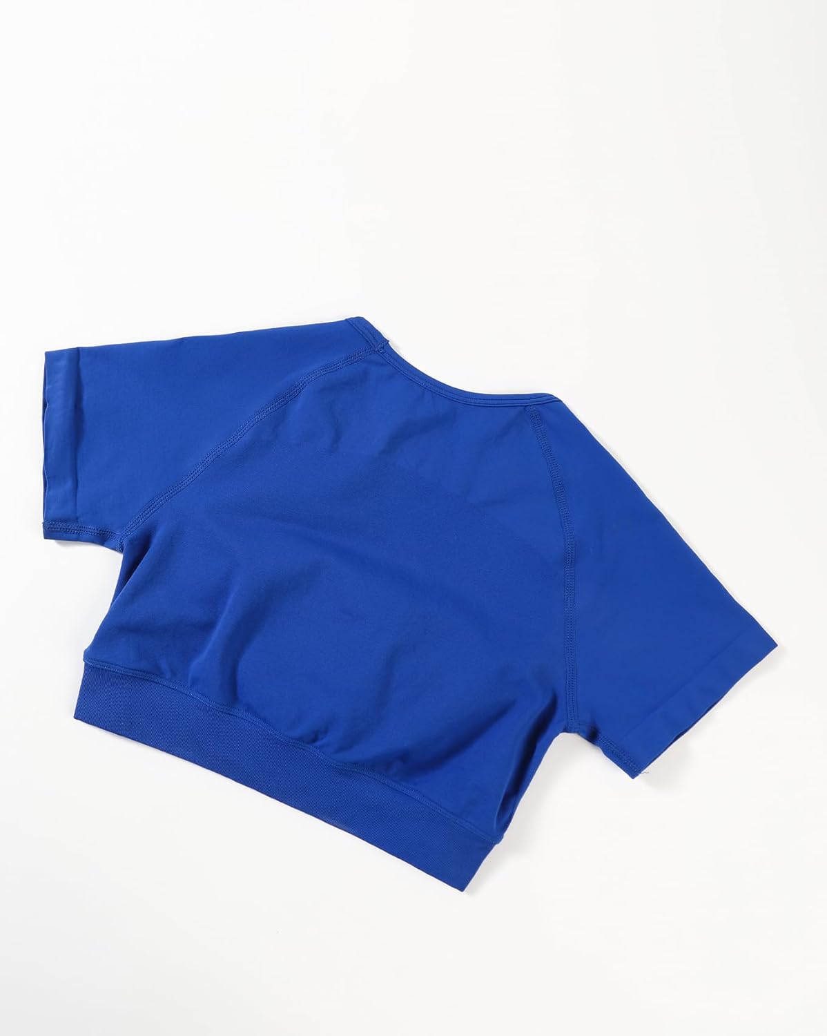 AUROLA Influence Crop Top Workout Shirts for Women, Ultra-Soft Seamless Gym T Shirts Short Sleeve Running Workout Tops - Image 4