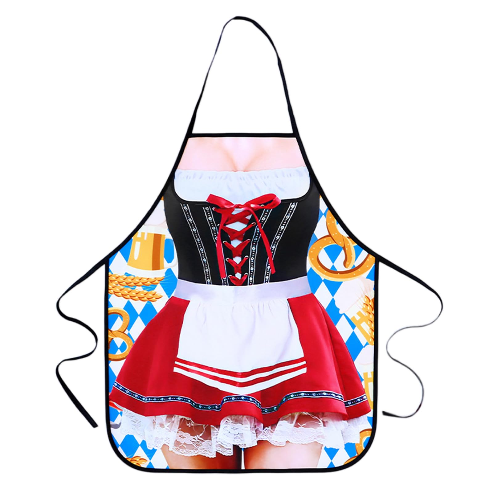 Tsophreniq Kitchen Apron for Women Long Sleeve Protective Polyester Household Cooking Baking Multi Purpose Household Apron