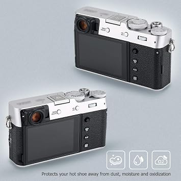 4PCS Camera Hot Shoe Cover Protector Cap for Fujifilm X-T30 III X-M5 XM5 X100VI XS20 XT5 X100V X100 XT4 XT3 XE5 XE4 XE3 GFX 100RF 50S II XH2 XH2S XT30II XT20 XT10 X100F X100T X100S X100F XPro3-Silver