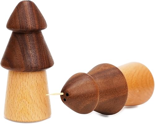 Lindos soportes decorativos de madera, dispensador de palillos de dientes, divertido para la cocina del hogar, caja de palillos de pino de madera,