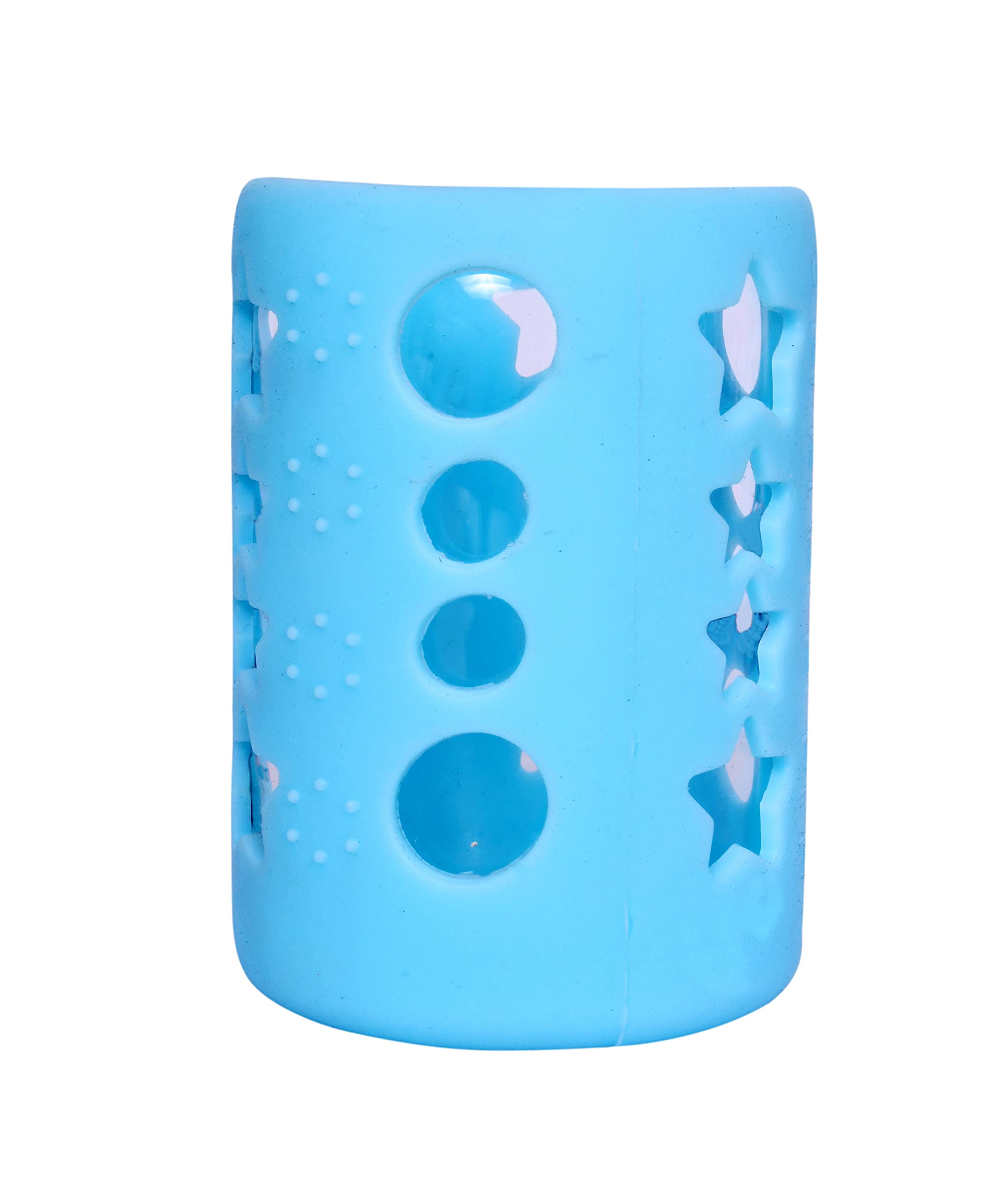 THE LITTLE LOOKERS Baby Feeding Bottle Silicone Warmer Cover/Sleeve Holder/Insulated Protection for Newborns/Infants/Babies (Pack of 1) (Blue,120ml)-picture-18
