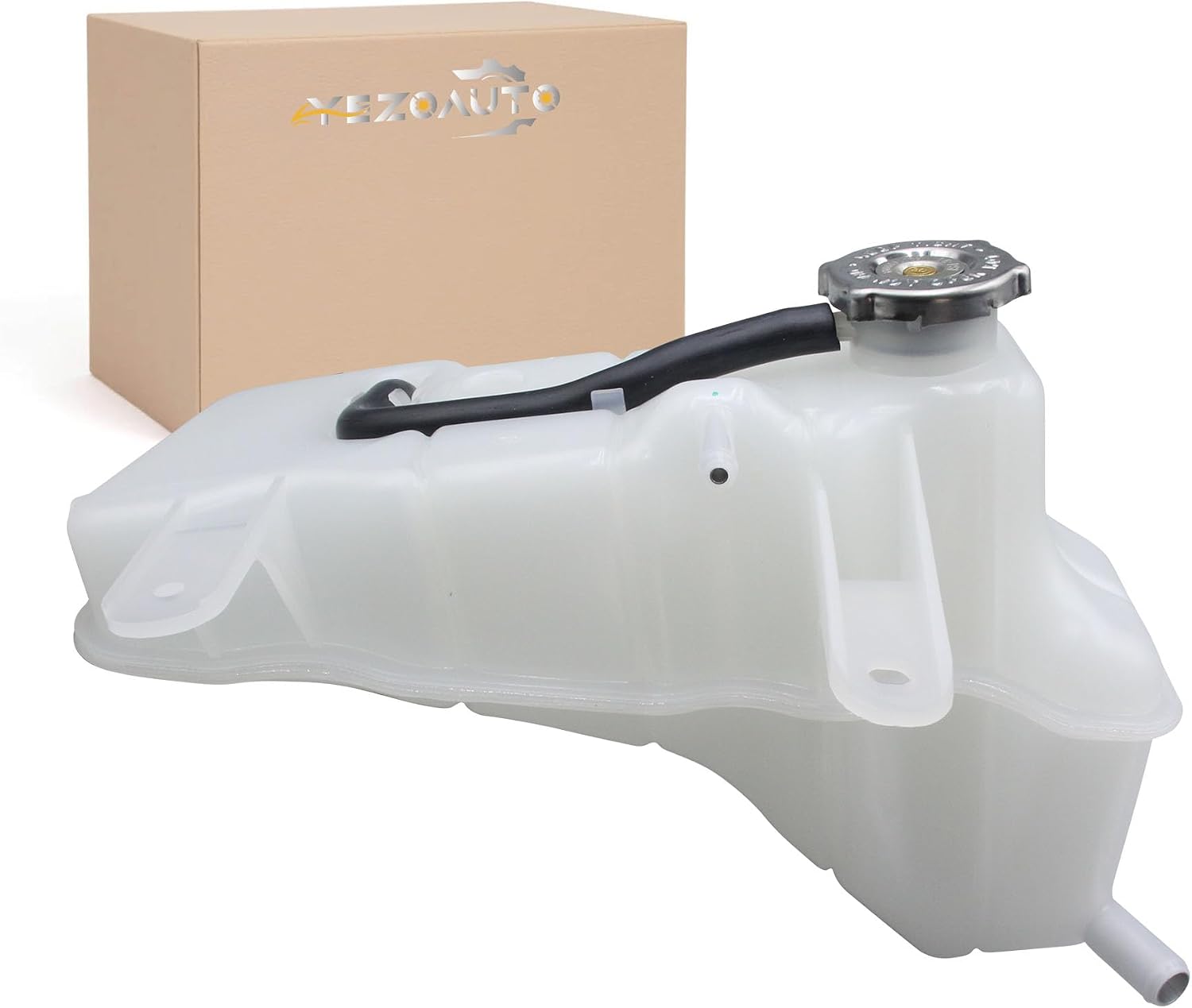 Upgraded Front Pressurized Coolant Reservoir for Dodge Challenger 3.5L 5.7L 6.1L 08-10 / Charger 06-10 / Magnum 05-08 & Chrysler 300 2.7L 3.5L 5.7L 05-10 OE# 4596466AF 4596466AG 603-056