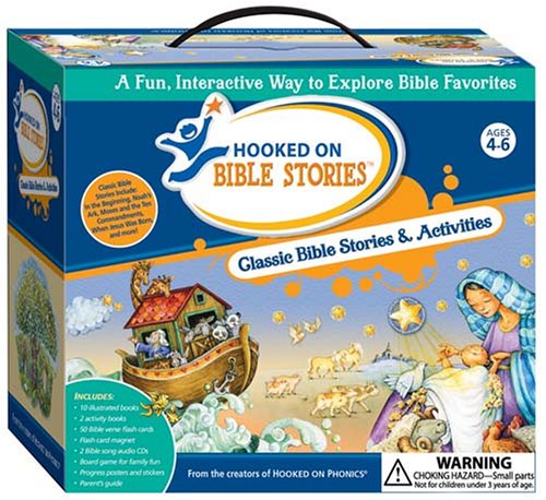 Hooked on Bible Stories: Classic Bible Stories & Activities: Ages 4-6      Paperback – December 31, 2006