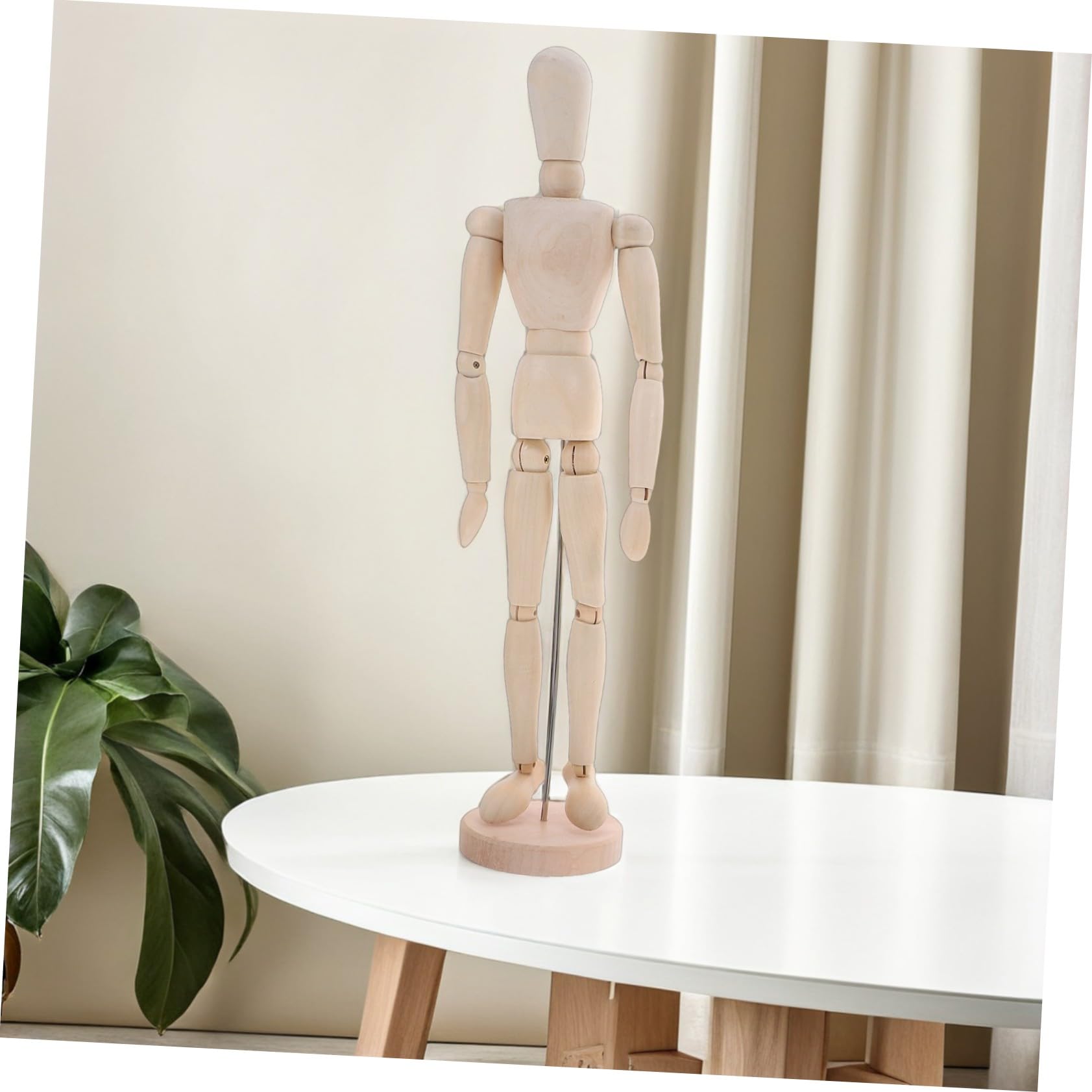 NUOBESTY 5 Pièces Mannequins Dessin Articulés avec Support Stable Modèles Humains Réglables pour Croquis Artistiques Décoration Bureau et Apprentissage Proportions