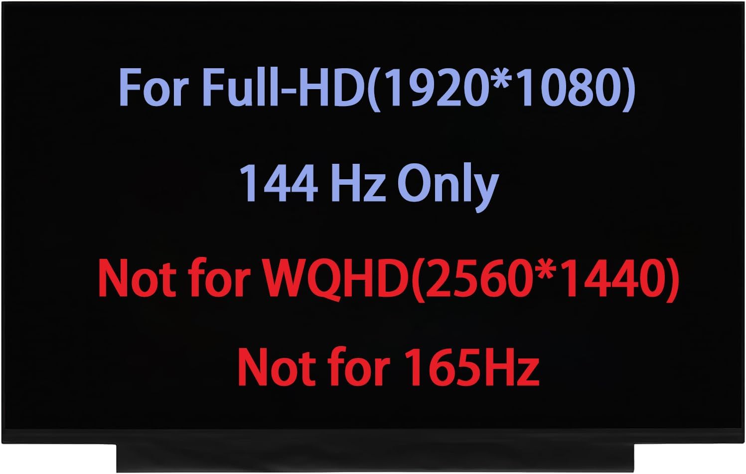 Screen Replacement for ASUS TUF Gaming F15 FX507 FX507V FX507Z FX507VV FX507VU FX507ZV FX507VI FX507ZI FX507ZU FX507ZC FX507ZE FX507ZM FX507ZR FX507ZC4 LCD Display FHD 1920 * 1080 (144Hz)