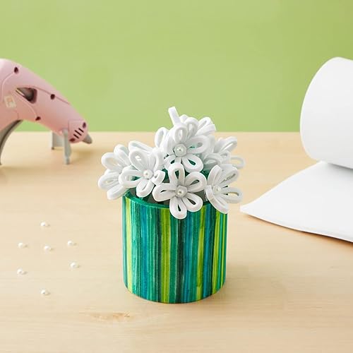 Miniatura 3 de Bright Creations Rollo de espuma EVA blanca de 0.197 in - 14 x 39" - 220.5 lbsm3 para manualidades y proyectos de bricolaje - Espuma para