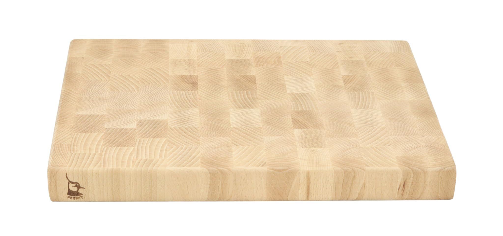 END Schneidebrett STECKER BUCHE geölt 40x30x4 massiv LOGO