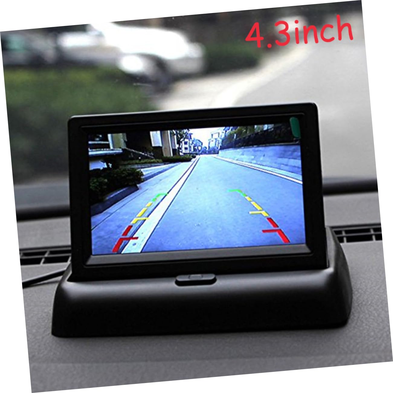 QUMIIRITY Inch Foldable Car Monitor Rear View Monitor Screen for Car Truck Rv Mini-Van