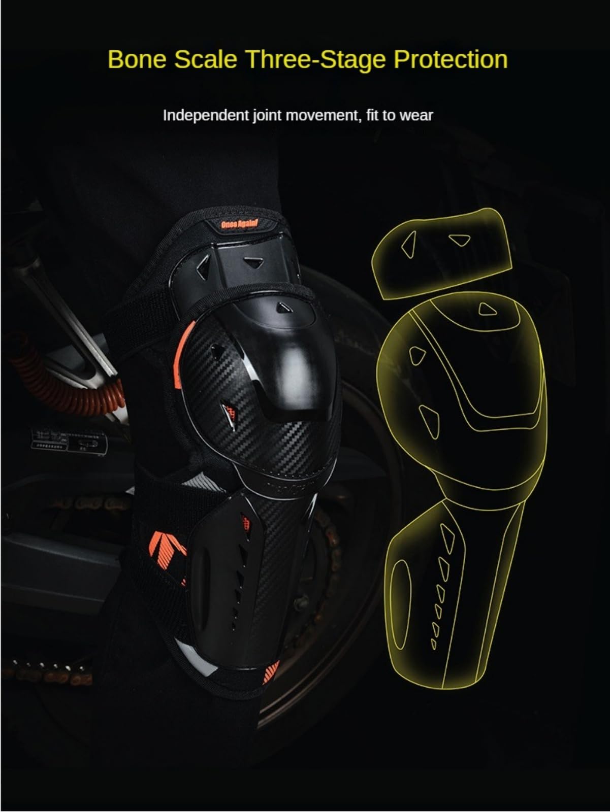 4 ginocchiere per moto, gomitiere, regolabili, antiurto, antiscivolo, protezioni per adulti, per motocross, corsa, ATV, pattinaggio