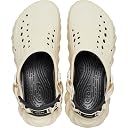 Crocs Unisex Adult Echo Clog 207937-2YJ Bone/Black M7W9 gallery image