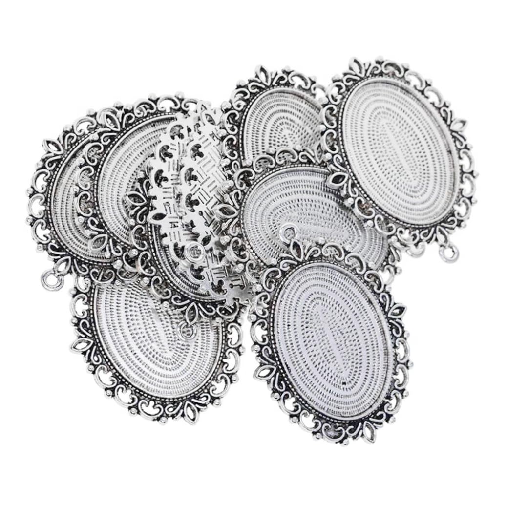 Pendentif ovale 30x40mm pour transformer vos photos en bijoux de famille uniques