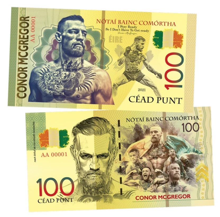 100 Pounds CONOR MCGREGOR Commemorative Banknote/Souvenir Banknote