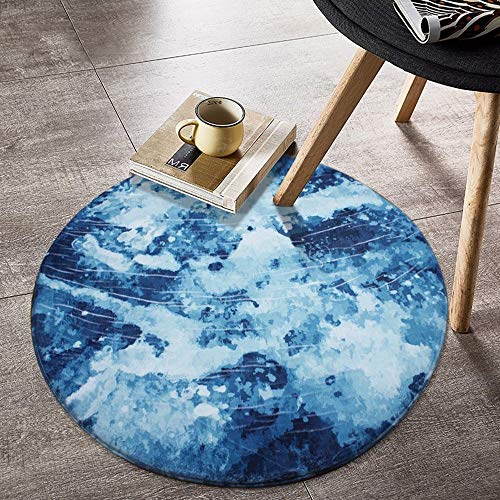 Alfombra antideslizante redonda para silla de escritorio dormitorio y sala de estar