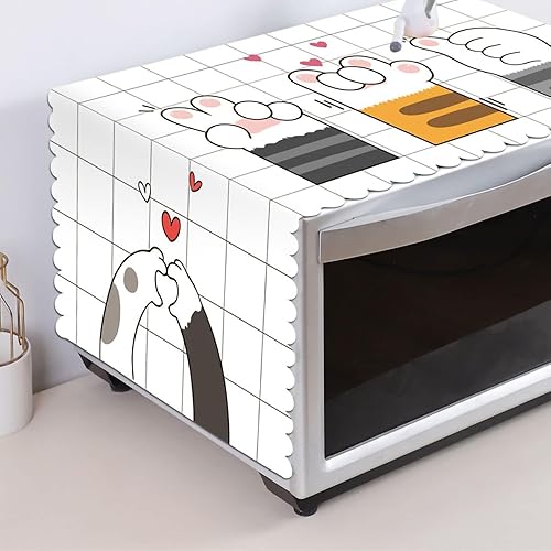Miniatura 5 de Cubierta de microondas, Cubierta de polvo de microondas Cubierta de horno de microondas Accesorios de microondas Cubierta protectora de microondas