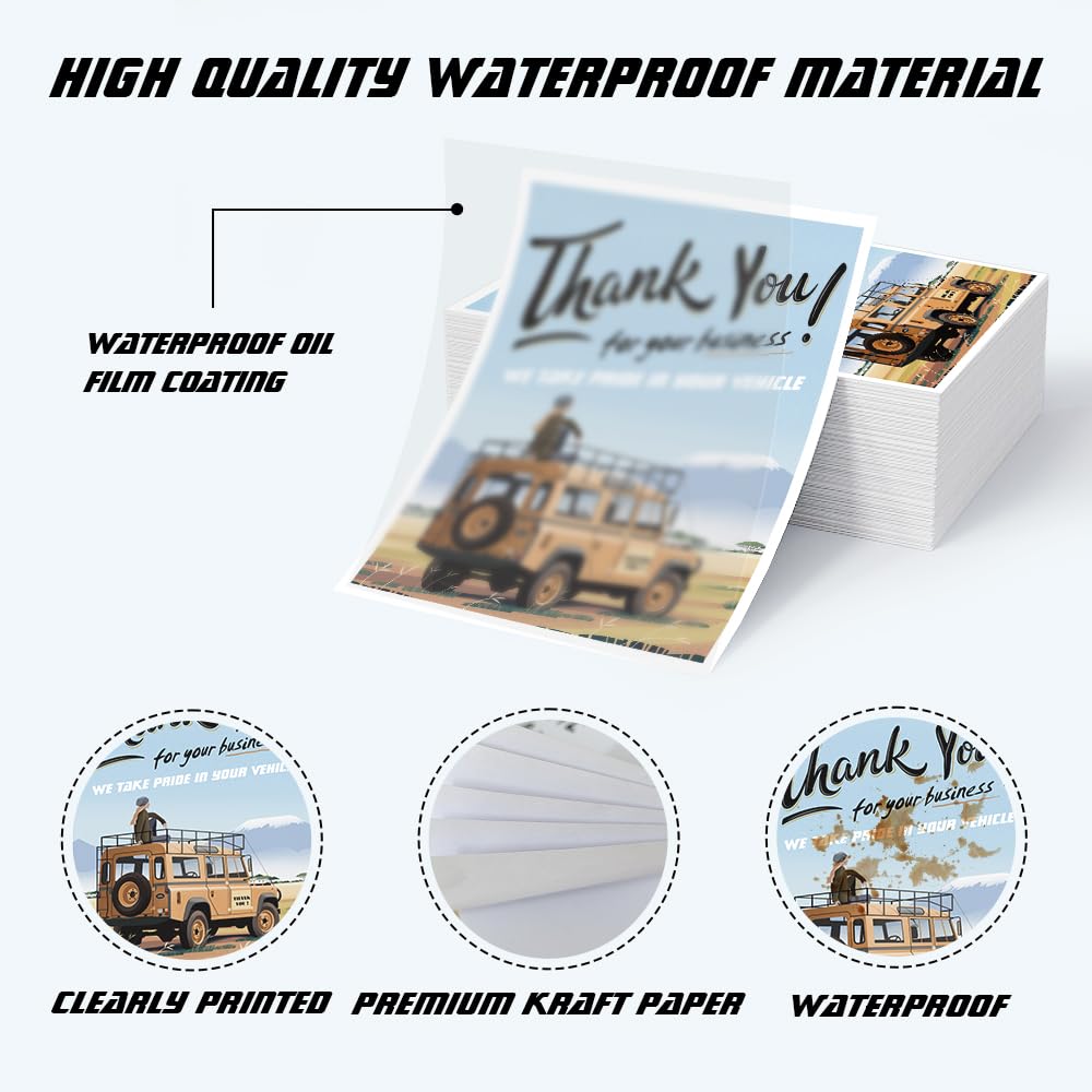 50 Pcs Disposable Paper Floor mats for car Vehicle Kraft Paper Mats Detailing Automotive Covers Protector Style 3 — view 3