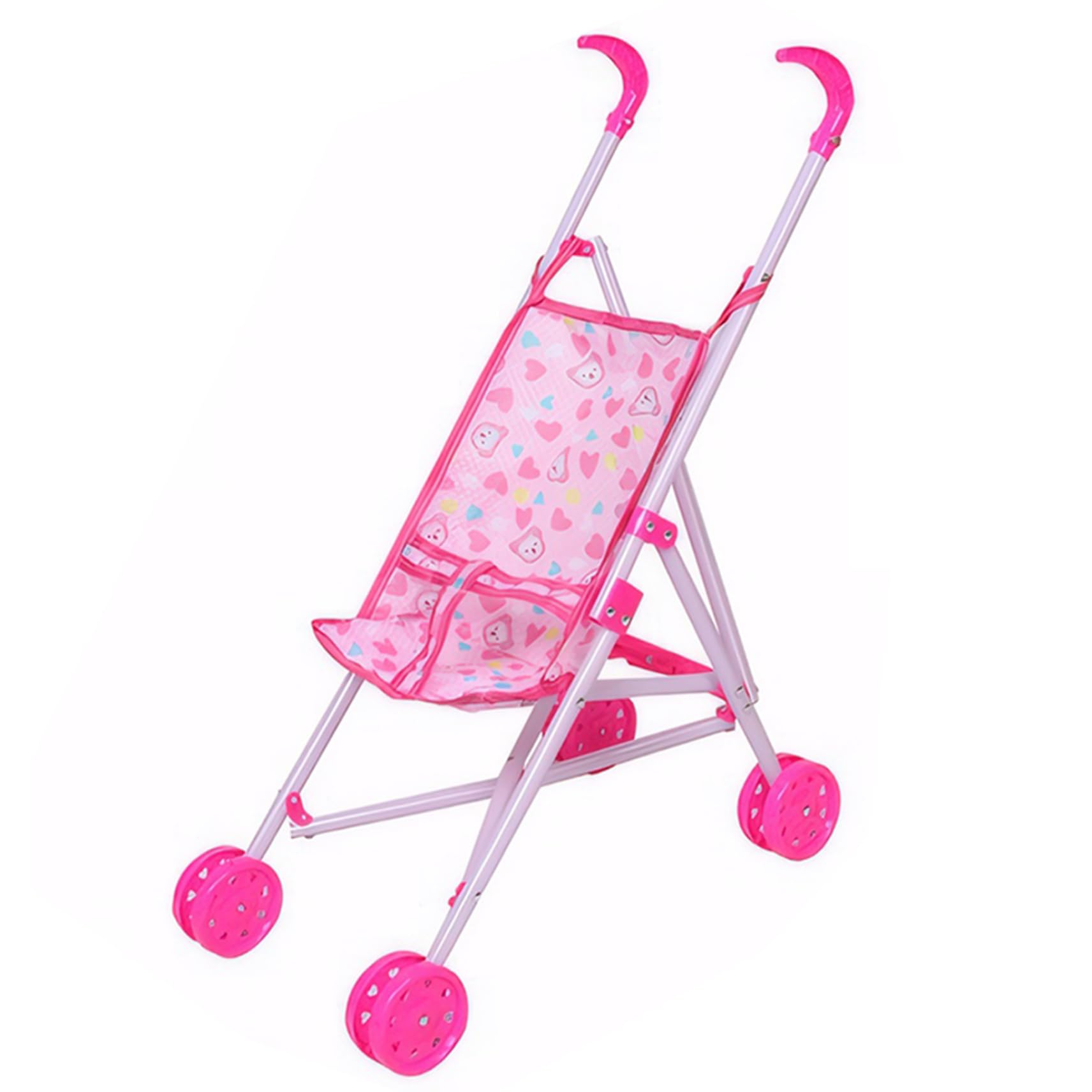 Baby Doll Stroller 9.84x19.29x20.87 Inch Doll Stroller Foldable Baby for Dolls with Sturdy Frame Toy for Toddlers Boys, Girls, Little Kids, Toys