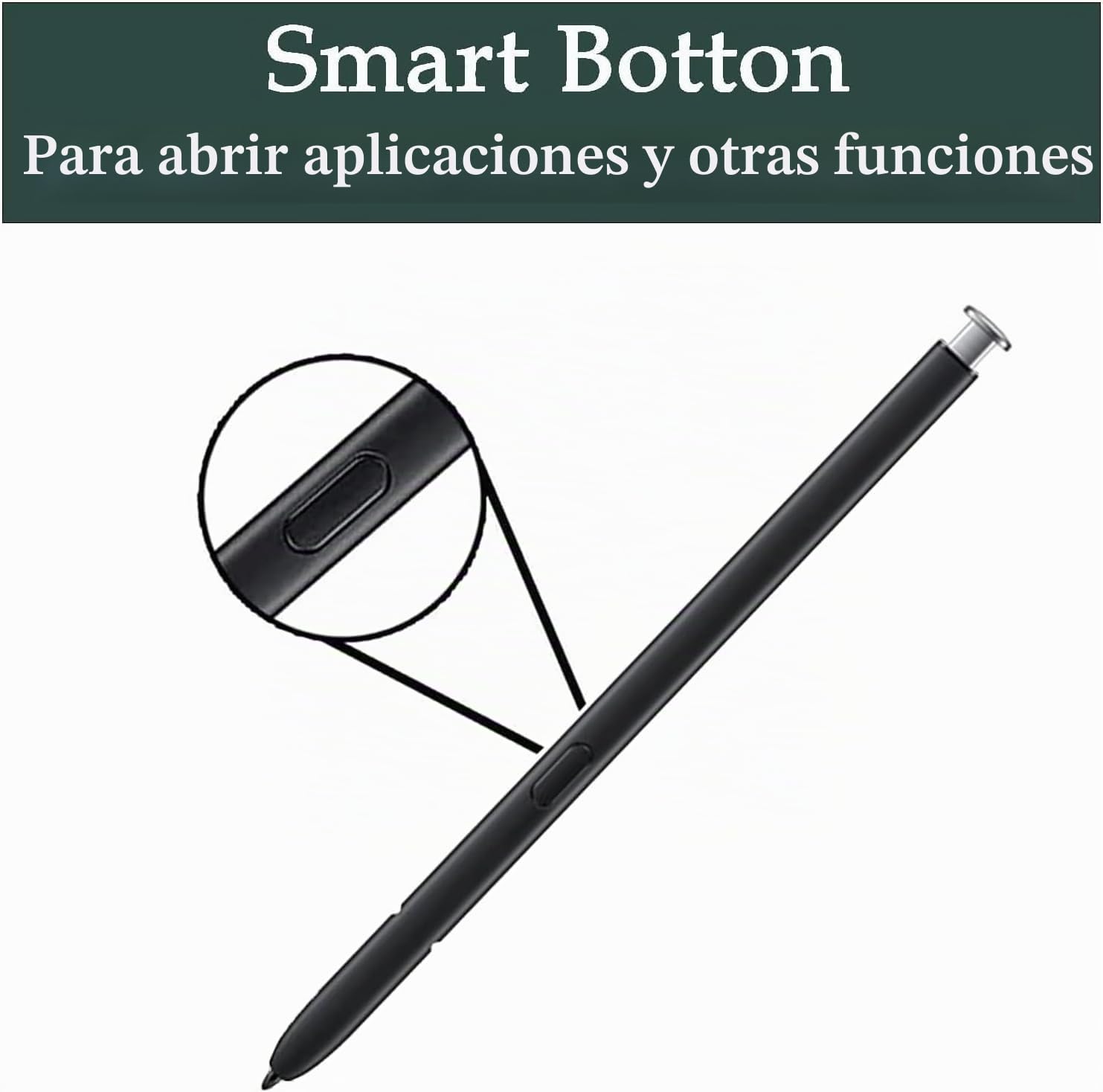 Lápiz para Galaxy S22 Ultra con Bluetooth de Repuesto para Samsung Galaxy S22 Ultra 5G,SM-S908, SM-S908B/DS, SM-S908E/DS S Pen (Blanco)