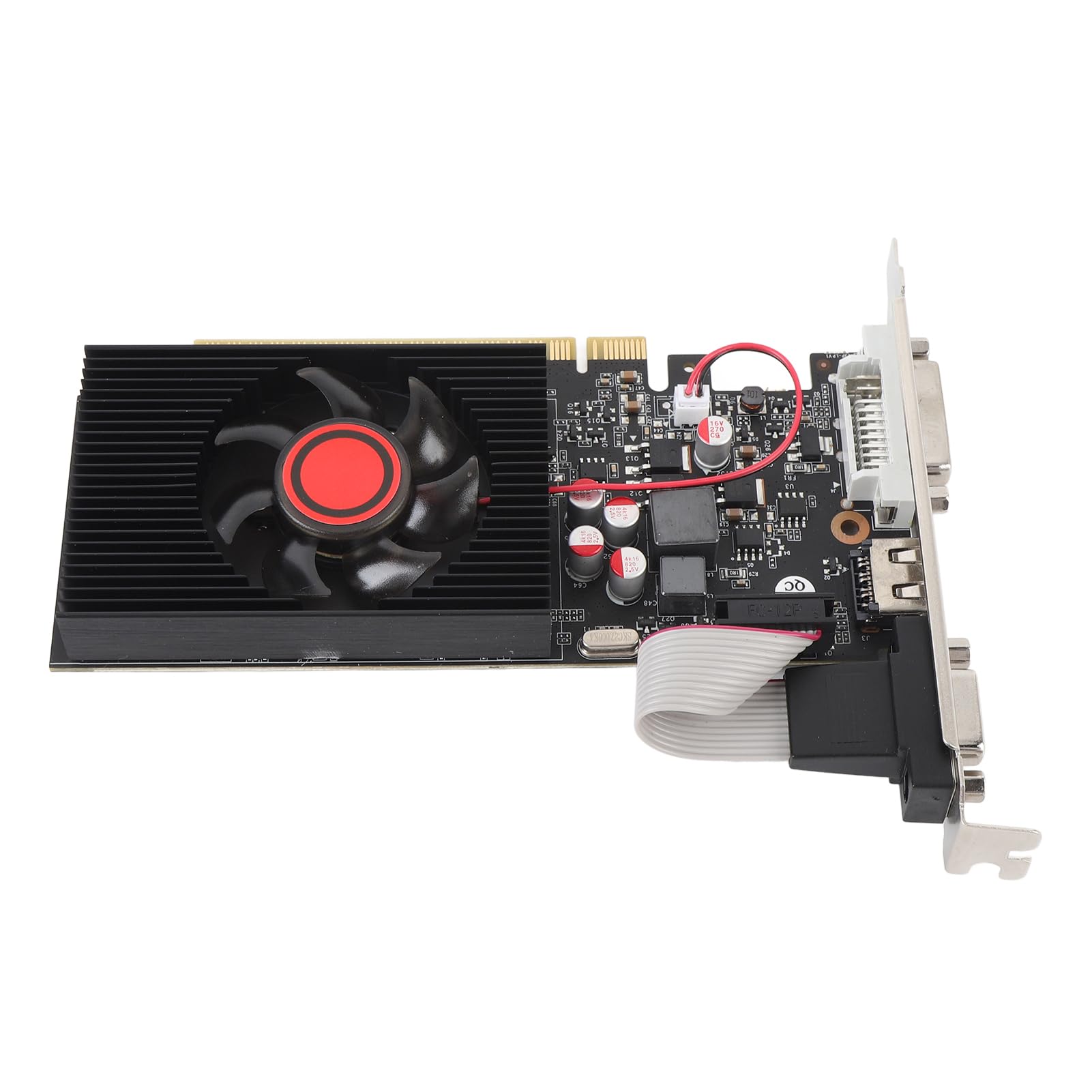 GT730 4 GB DDR3 Karta Graficzna, 128-bitowy Procesor Graficzny z Dual Displayport, Porty DVI VGA HDMI, częstotliwość Podstawowa 650 MHz do Gier i Codzienne Przetwarzanie