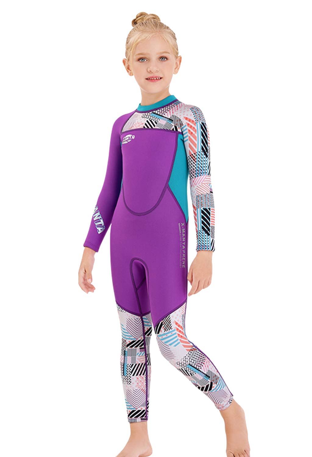 Gogokids Wetsuit Kids, 2.5mm Neoprene Thermal Wet Suits with UV Protection & Back Zipper - Image 2