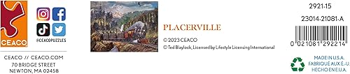 Miniatura 7 de Ceaco - Ted Blaylock - Placerville - Rompecabezas de 750 piezas
