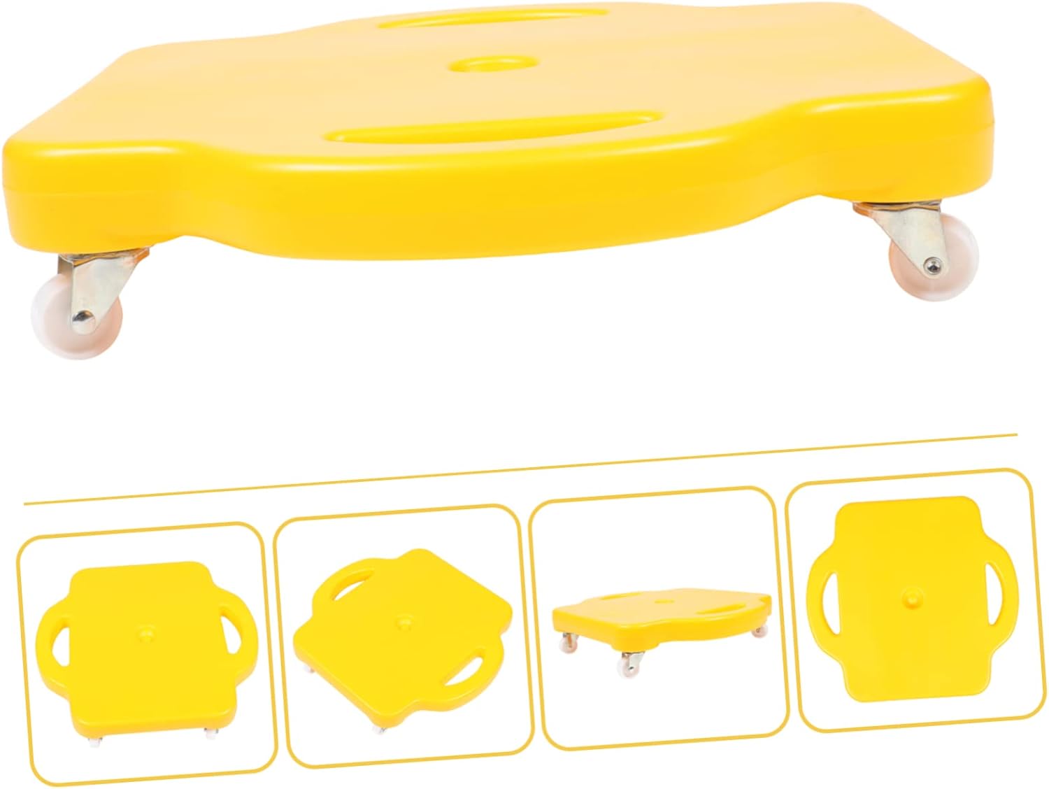 Toyvian Outdoor Four-wheel Sliding Balance Board for Boys and Girls Early Education Plaything for Mobility and Coordination and Sturdy for Therapy and Training Activities