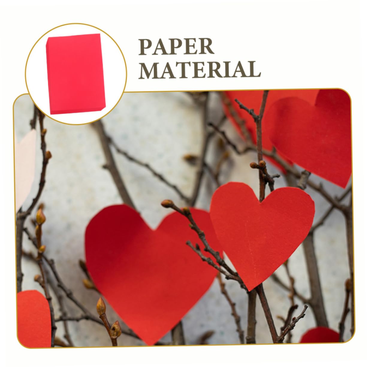 Buntes Bastelpapier A4, 100 Blatt Malkarton aus Papier für Papierbasteleien und Unterricht Farbiges Kartonpapier