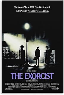 Wall Decoration Painting The Exorcist Movie Poster Horror Decoration Poster Decorative Painting Canvas Wall Art Living Room Posters Bedroom Painting 16x24inch(40x60cm) - Buy now