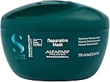 ALFAPARF MILANO Semi di Lino - Máscara reparadora de reconstrucción – Mascarilla para el cabello acondicionador profundo – Reparación de cabello dañado – Para cabello medio a grueso – Fórmula vegana (Nuevo Modelo)