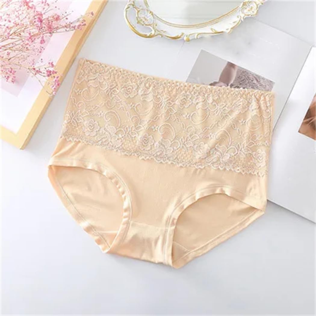 Mutandine da donna 6 pezzi biancheria intima a vita alta moda slip traspirante lingerie femminile mutandine in pizzo