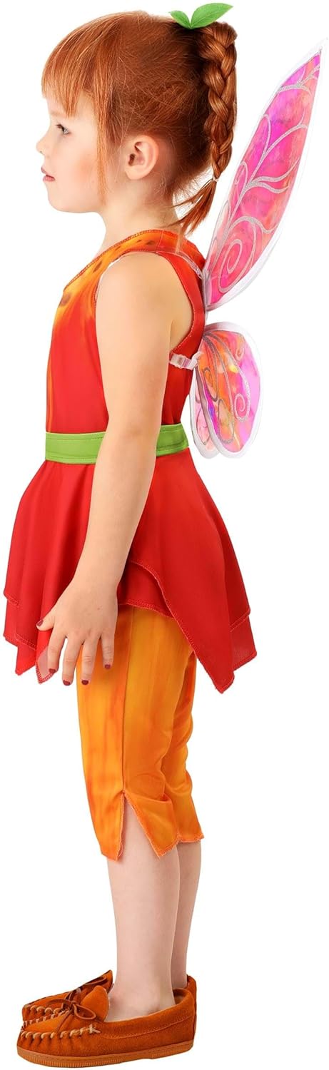 Toddler Disney Fairies Fawn Costume for Girls - Officially Licensed Fairy Outfit with Tunic, Pants, Belt, & Wings - Image 7