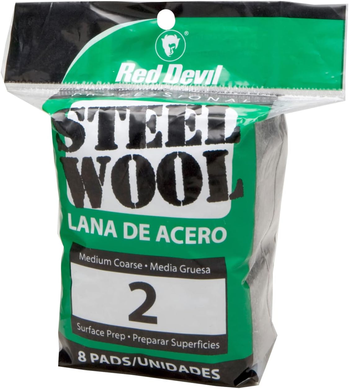 0325 Steel Wool, 2 Medium Coarse, (Pack of 48)