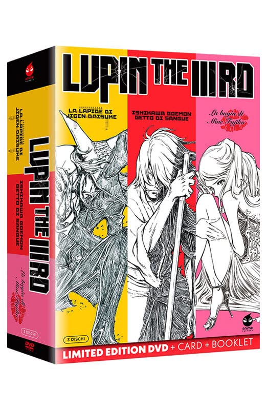 Lupin The IIIRD - La Trilogia - Limited Edition 3 DVD + Card +