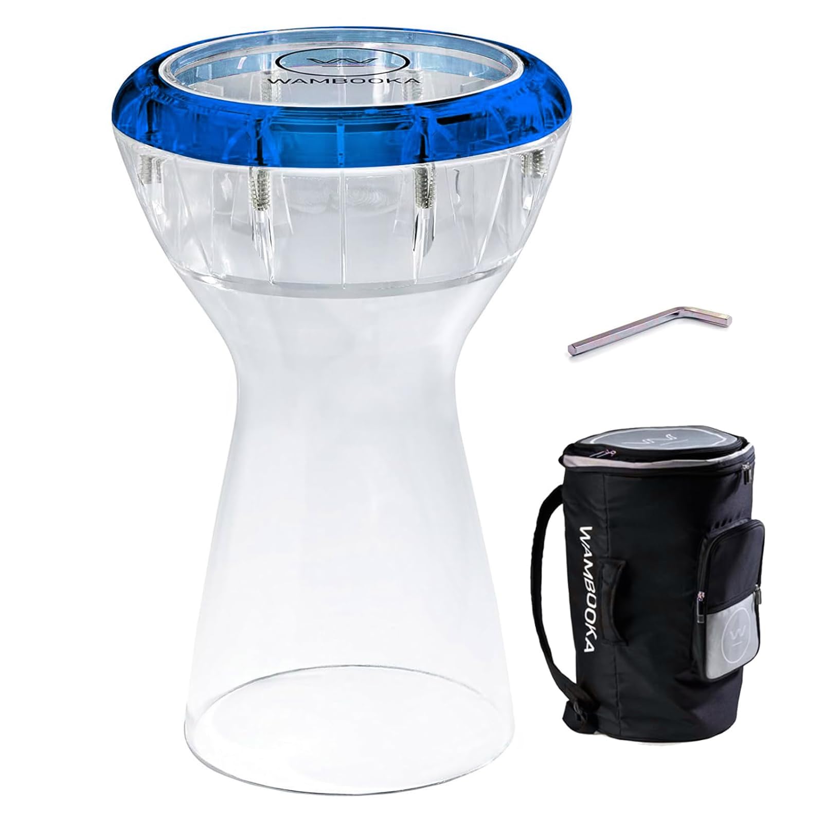 Wambooka DAR-BL Touring Series Diamond Wet & Dry Darbuka | 8.75