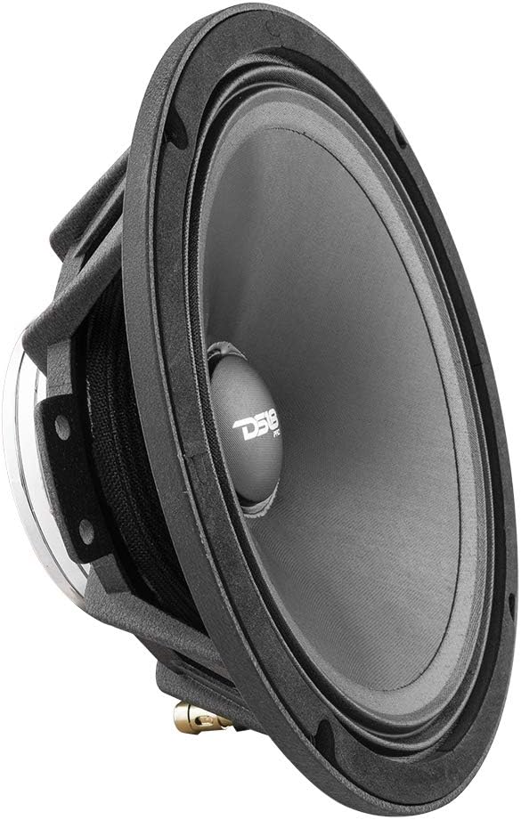 DS18 PROM8.2NEO 8" Slim Loudspeaker Neodymium Midrange, Red Steel