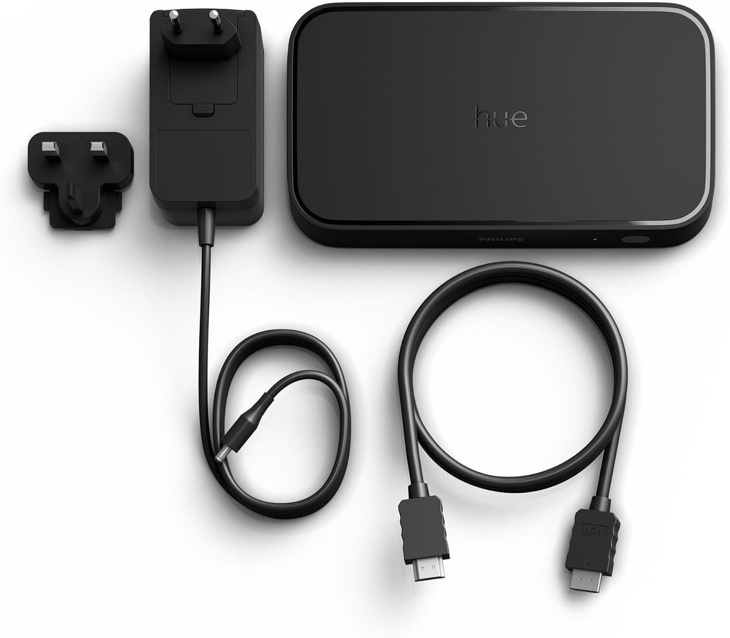 Philips Hue Play HDMI Sync Box 8K - Smart hub che sincronizza fino a 10 luci Hue - Hub luci che richiede Hue Bridge - Supporta Dolby Vision HDR10+ - Controllo con app Hue per luci smart