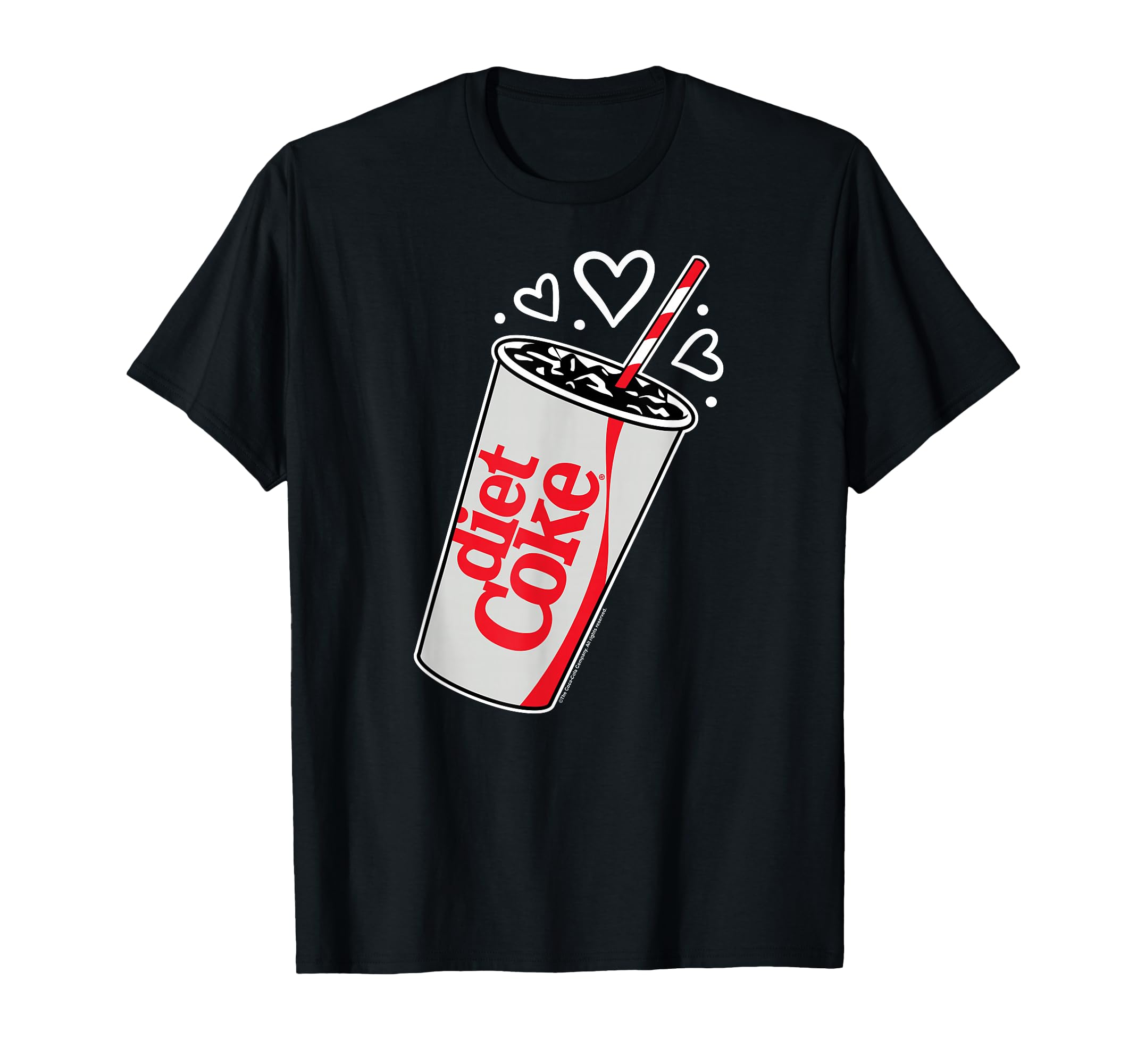 Diet Coke Heart Bubbles T-Shirt