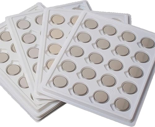 Pila de botón de batería de litio CR2032 de 3V - 100 piezas de pila de botón CR2032 batería CR2032, baterías de juguete de reloj