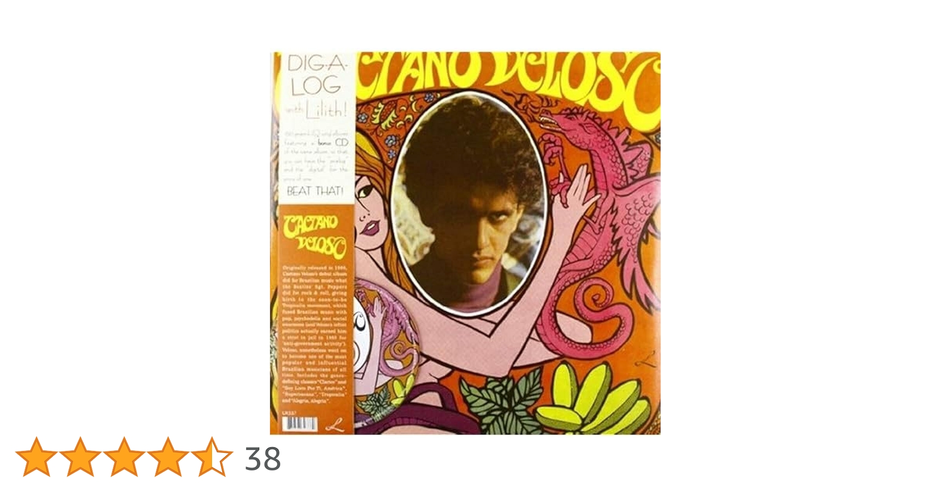 Caetano Veloso (Tropicalia) (Lp+cd) [VINYL]: Amazon.co.uk