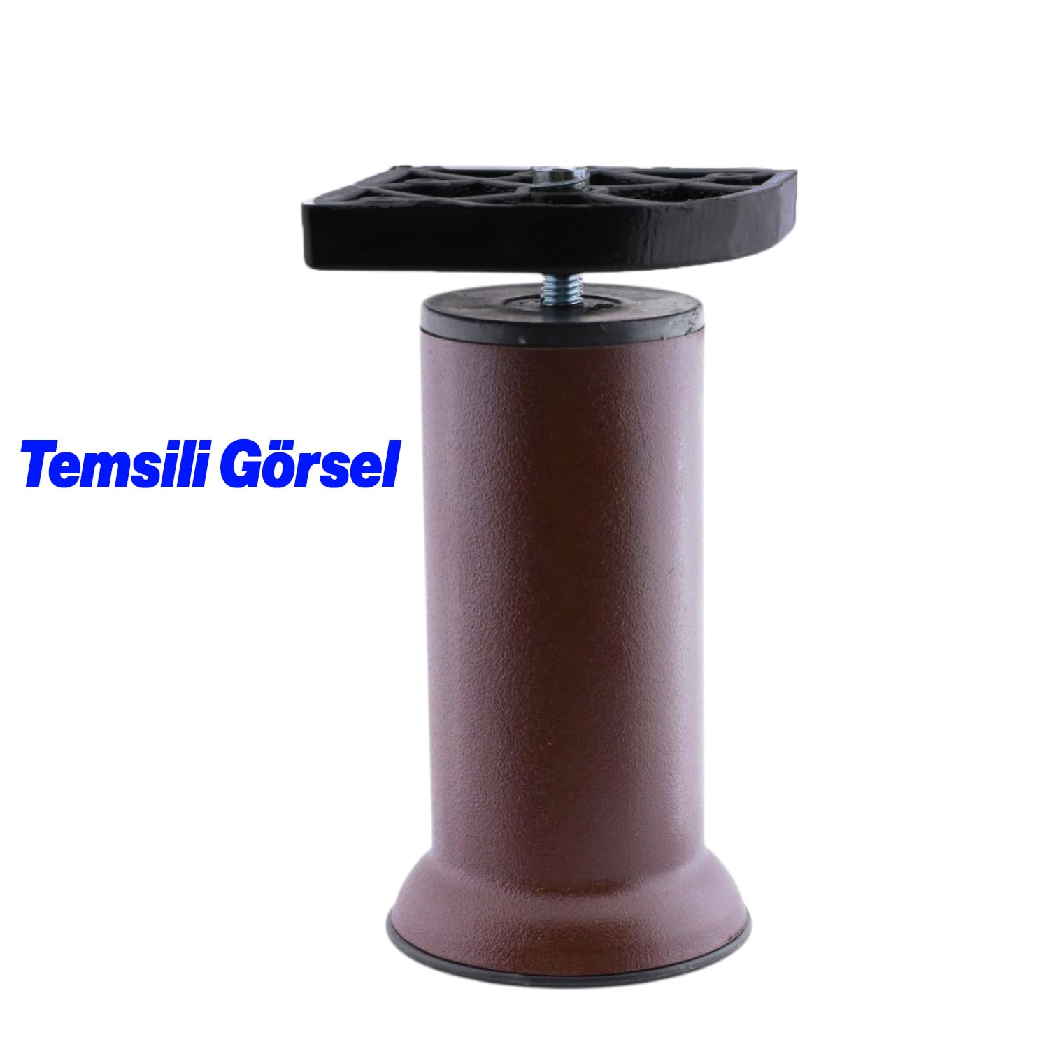 Gizli Plastik Bağlantı Aparatı M8 Civatalı Taban Kanepe Koltuk Baza Sehpa Montaj Ayak Ayağı 1 Adet