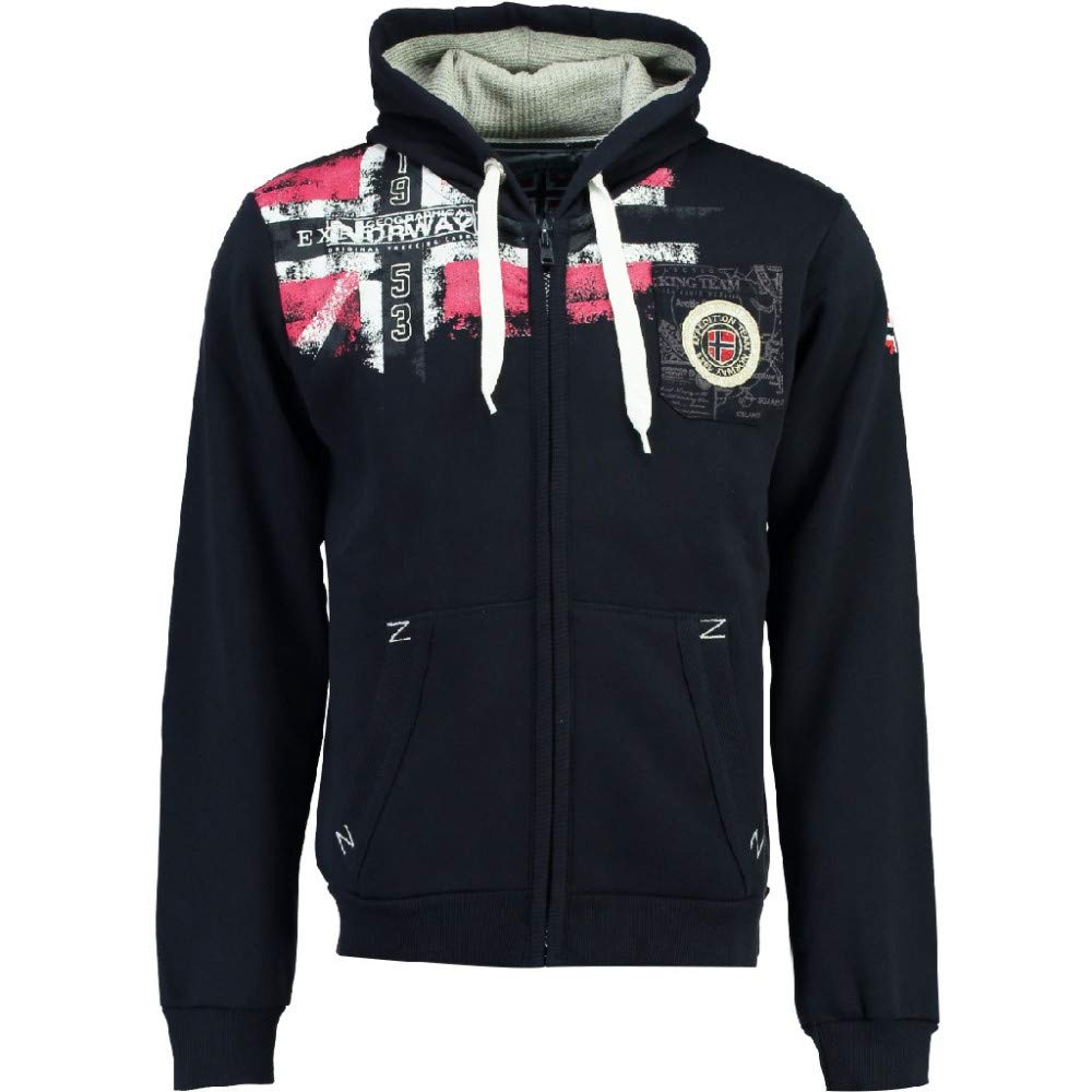 Geographical Norway FESPOTE Lady - Felpa da Donna con Cappuccio