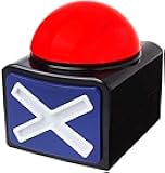 RIBOSY Game Answer Buzzer, Game Buzzer with Lights and Sound Trivia Quiz Got Talent Buzzer, Buzzer Buttons for Game Show (1 Pack)