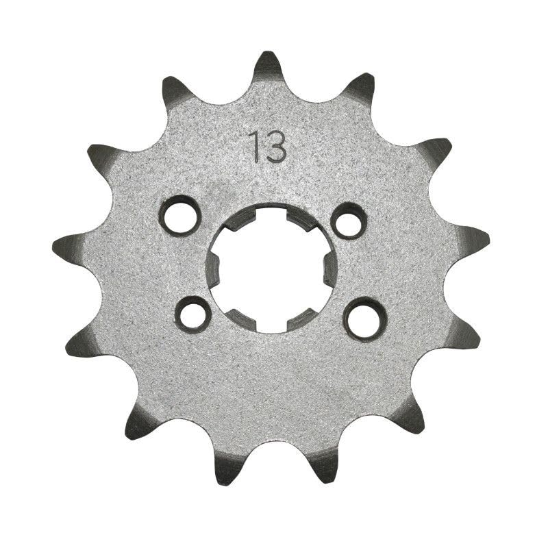cyclingcolors Piñón Cadena de Transmisión moto ciclomotor compatible con derbi senda 420 13 Dientes Salida de Caja Arrastre