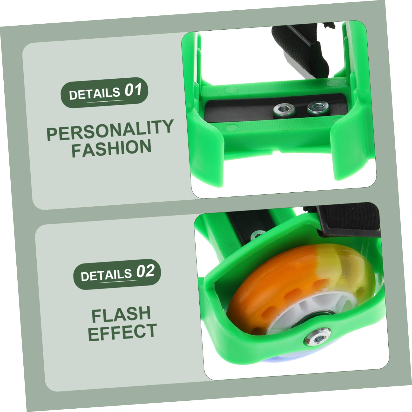 OSOLADY 1pair Roller Skates for Boy Girl Adjustable Beginner Skating Shoes Breathable Flexible Design for Use Fun Colorful Led Wheels Boys Girls