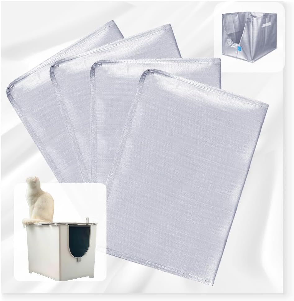 4 Pack Litter Box Liners F Compatible with Modkat Flip OEM