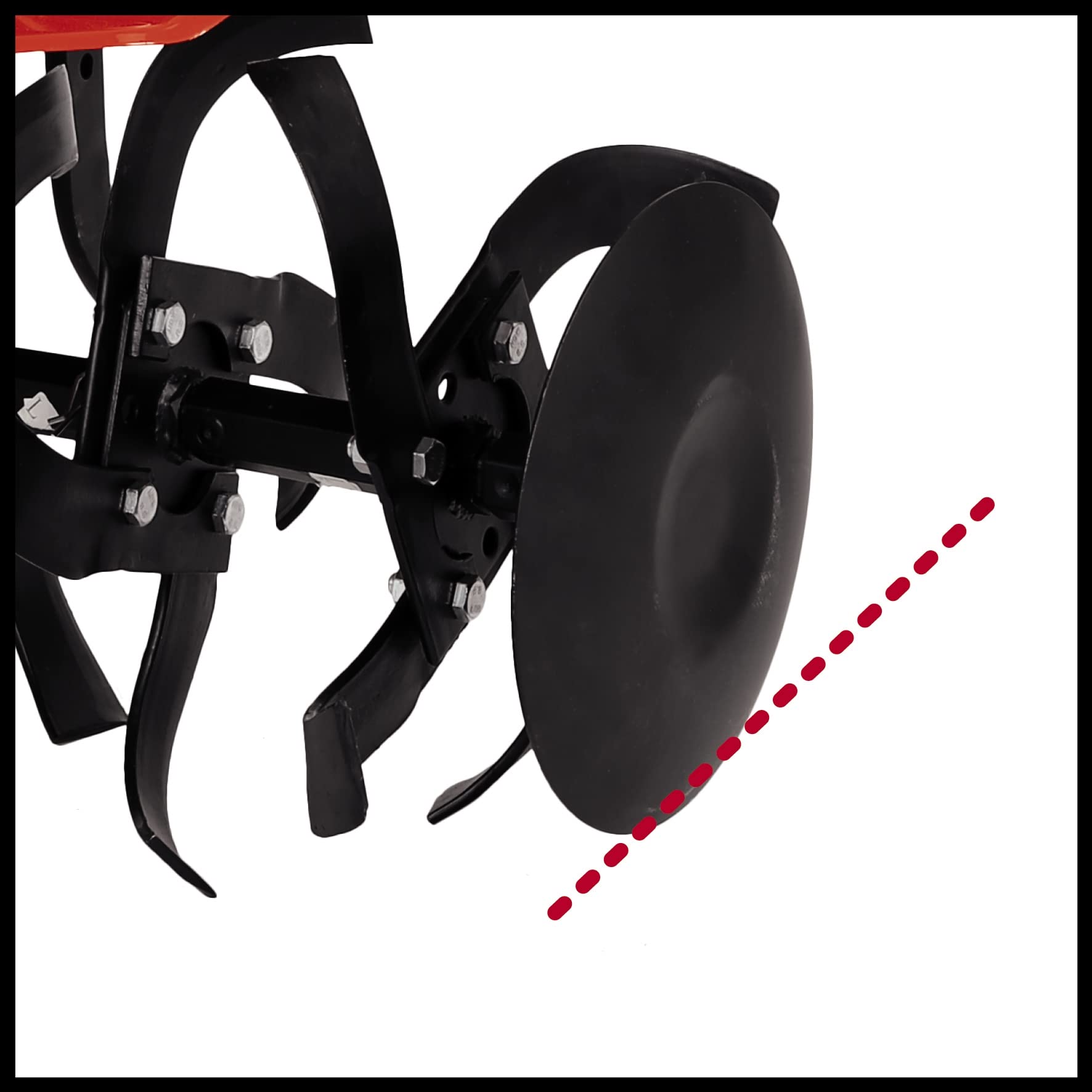 Einhell Motobineuse à Essence GC-MT 4280 (4,1 KW, Largeur de Travail 89 cm, Profondeur de Travail maximale 32 cm, cylindrée 212 cm³, boîte de Vitesses avec Marche arrière)