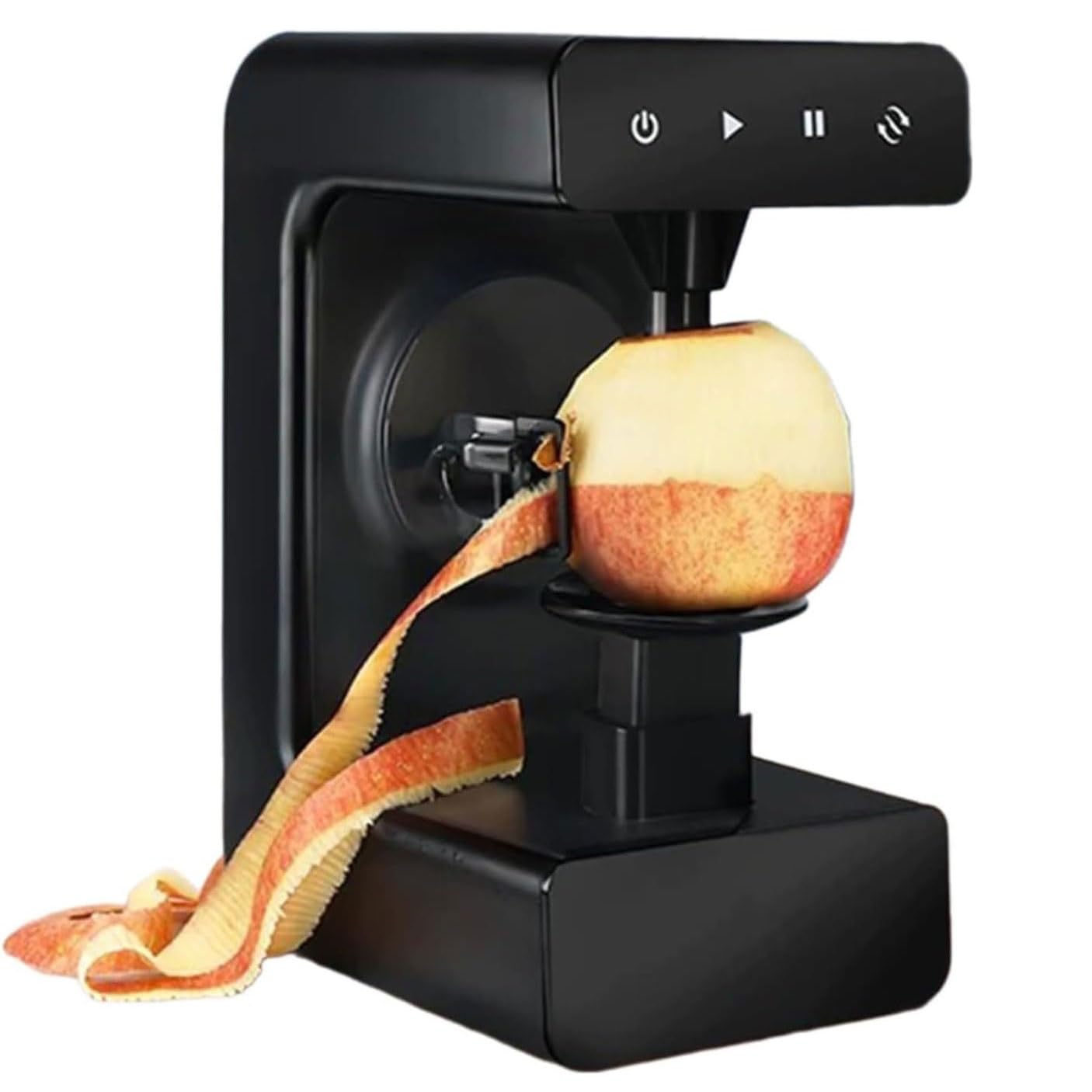 Máquina peladora eléctrica de patatas y frutas, pelador giratorio automático con funcionamiento de un solo botón y apagado automático para uso doméstico y cocina